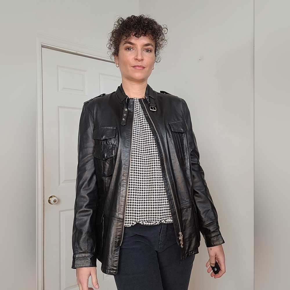 Rudsak Vintage Black Leather Jacket